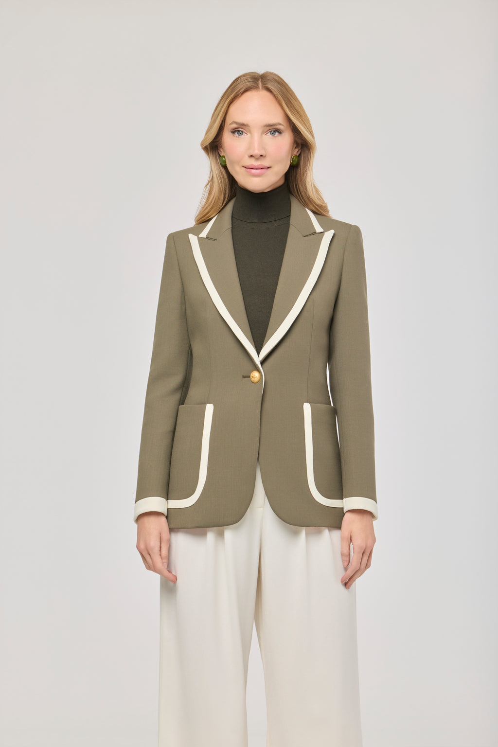 Blazer Dama Olive Riviera T.E.