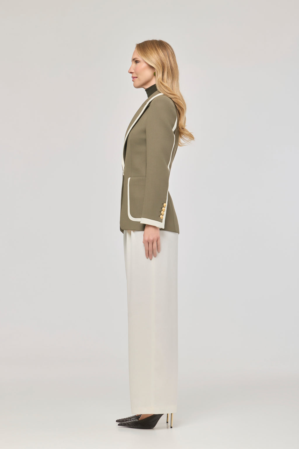 Blazer Dama Olive Riviera T.E.