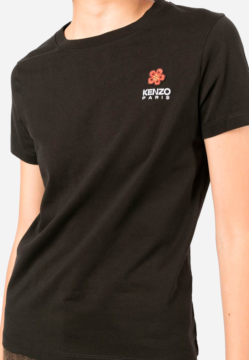 CAMISETA-TSHIRT KENZO DAMA NEGRO ALGODON (FC62TS0124SO-99J)