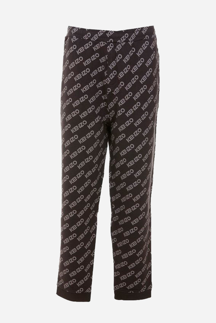 SUDADERA  KENZO CHAQ+PANT PRINT KENZO NEGRO ALGODON