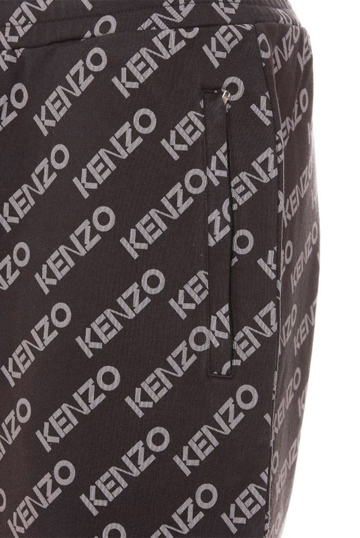 SUDADERA  KENZO CHAQ+PANT PRINT KENZO NEGRO ALGODON