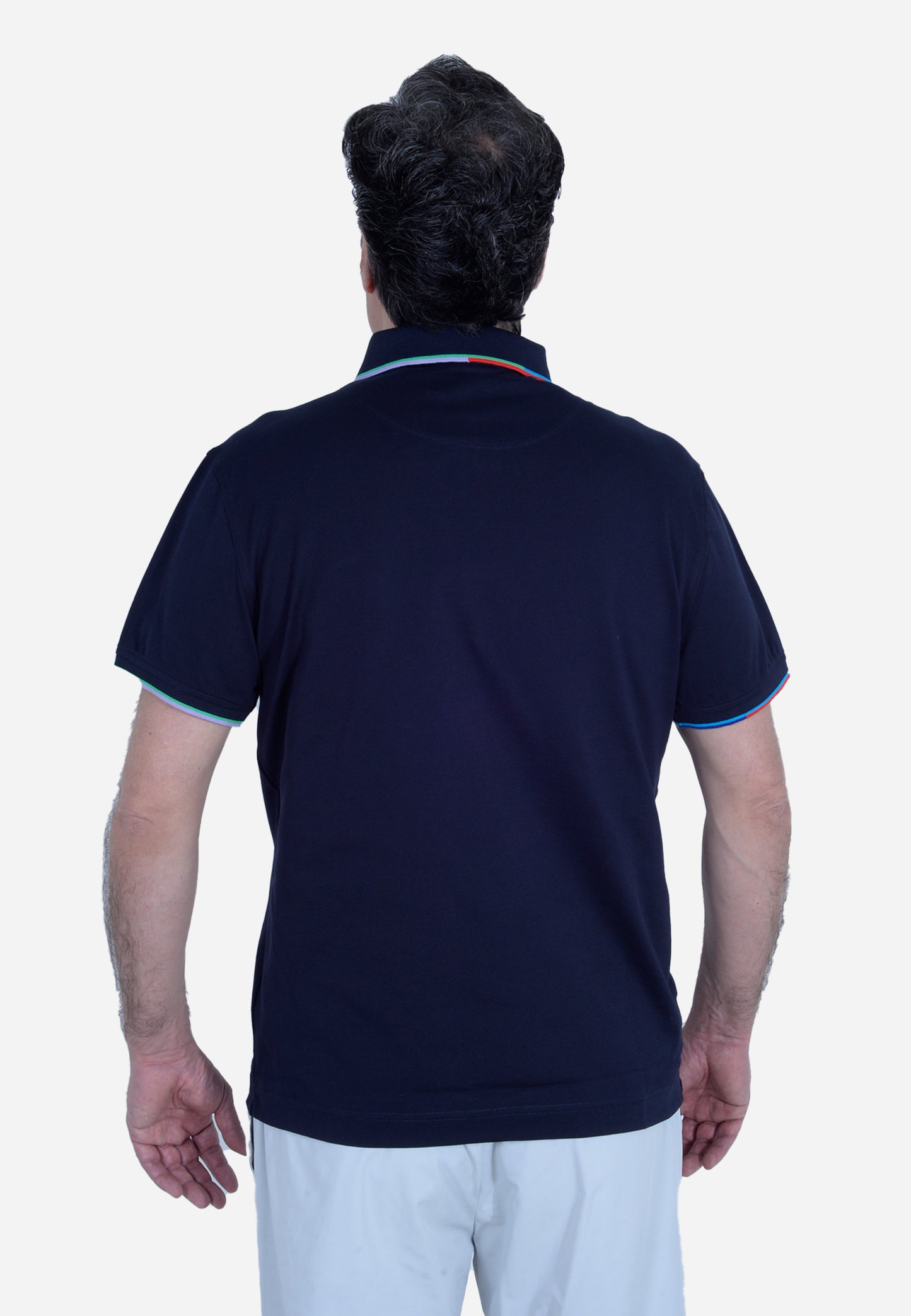 CAMISETA POLO HARMONT & BLAINE AZUL ALGODÓN (LRL381021148-801)