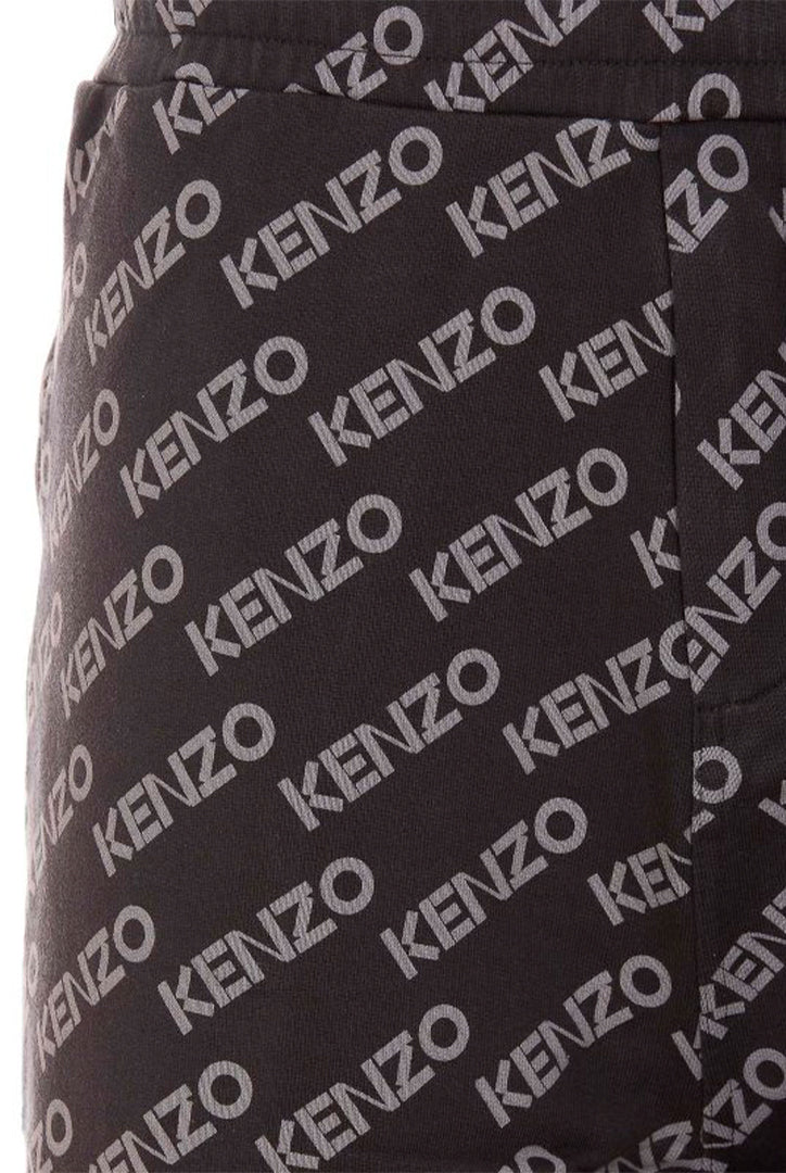 SUDADERA  KENZO CHAQ+PANT PRINT KENZO NEGRO ALGODON