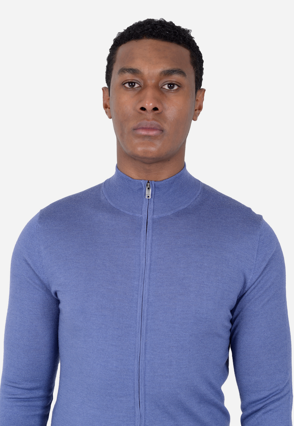 SWETER HACKETT LONDON AZUL LANA MERINO + SEDA (HM703135-564)