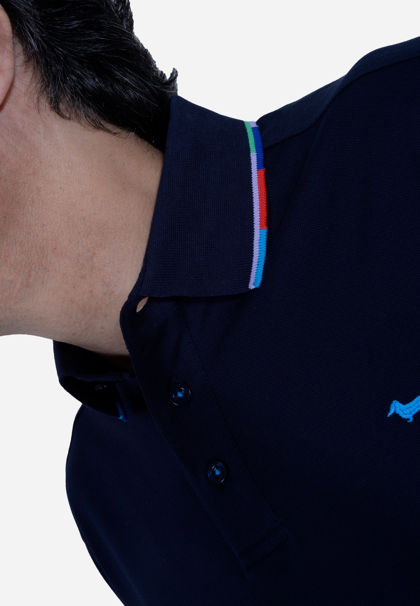 CAMISETA POLO HARMONT & BLAINE AZUL ALGODÓN (LRL381021148-801)