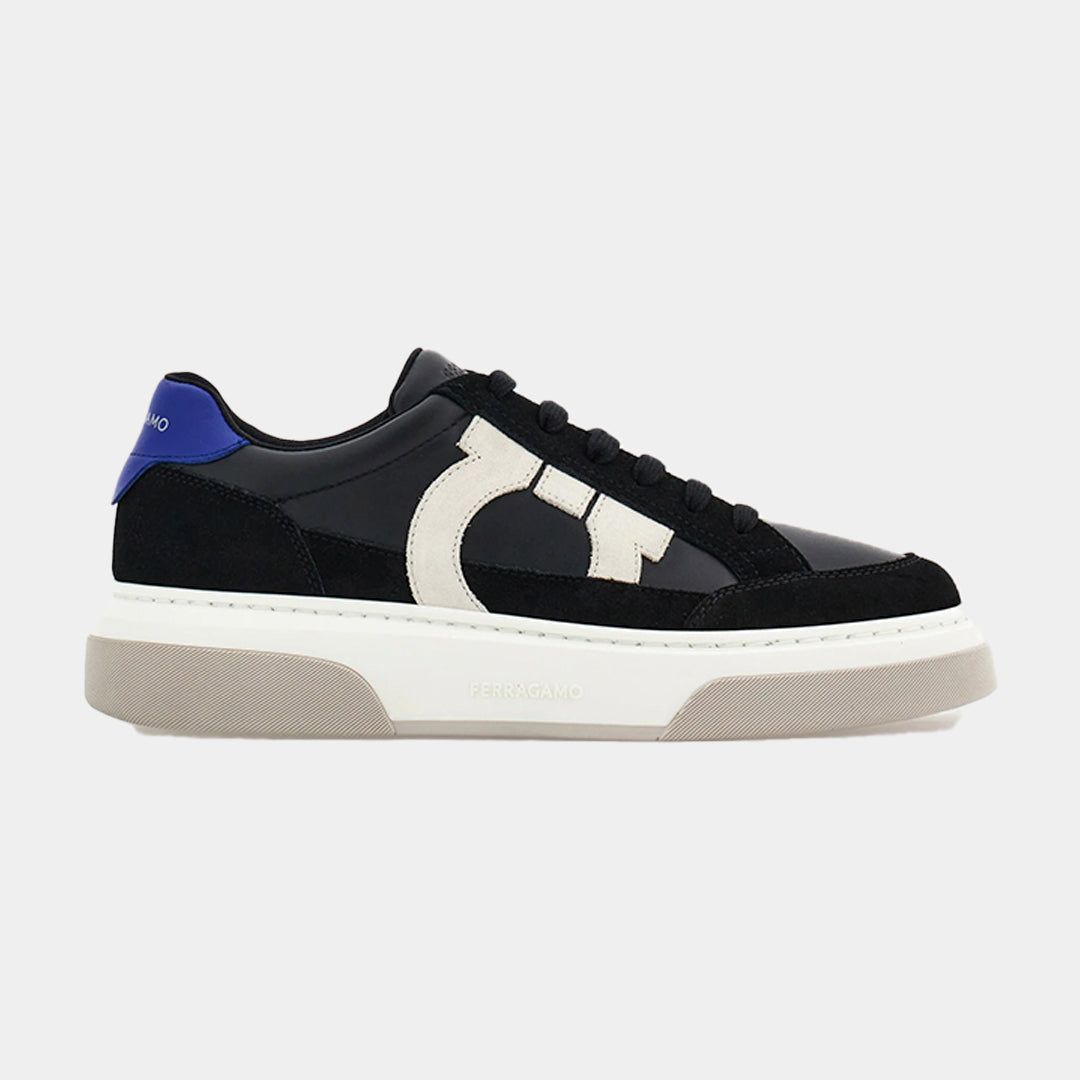 Tenis Cassina Gancini Outline Negro/Azul S.F.