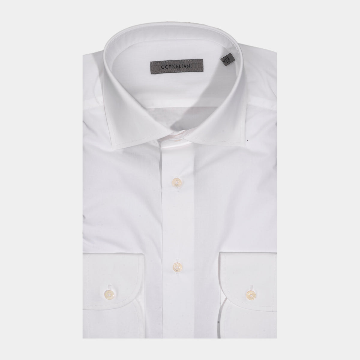 CAMISA CORNELIANI BLANCO ALGODON (92P100-3811045-028)