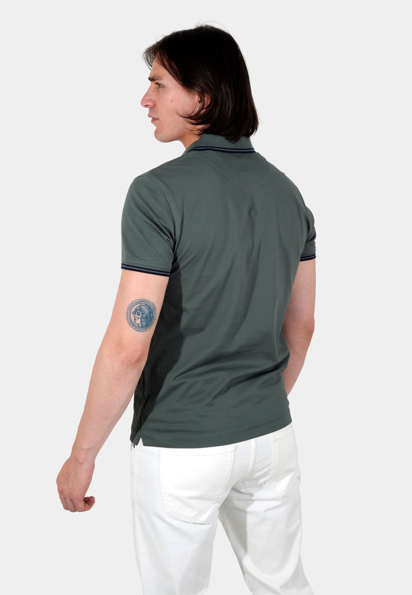 CAMISETA POLO HARMONT VERDE ALGOD (LNK010021148-642)