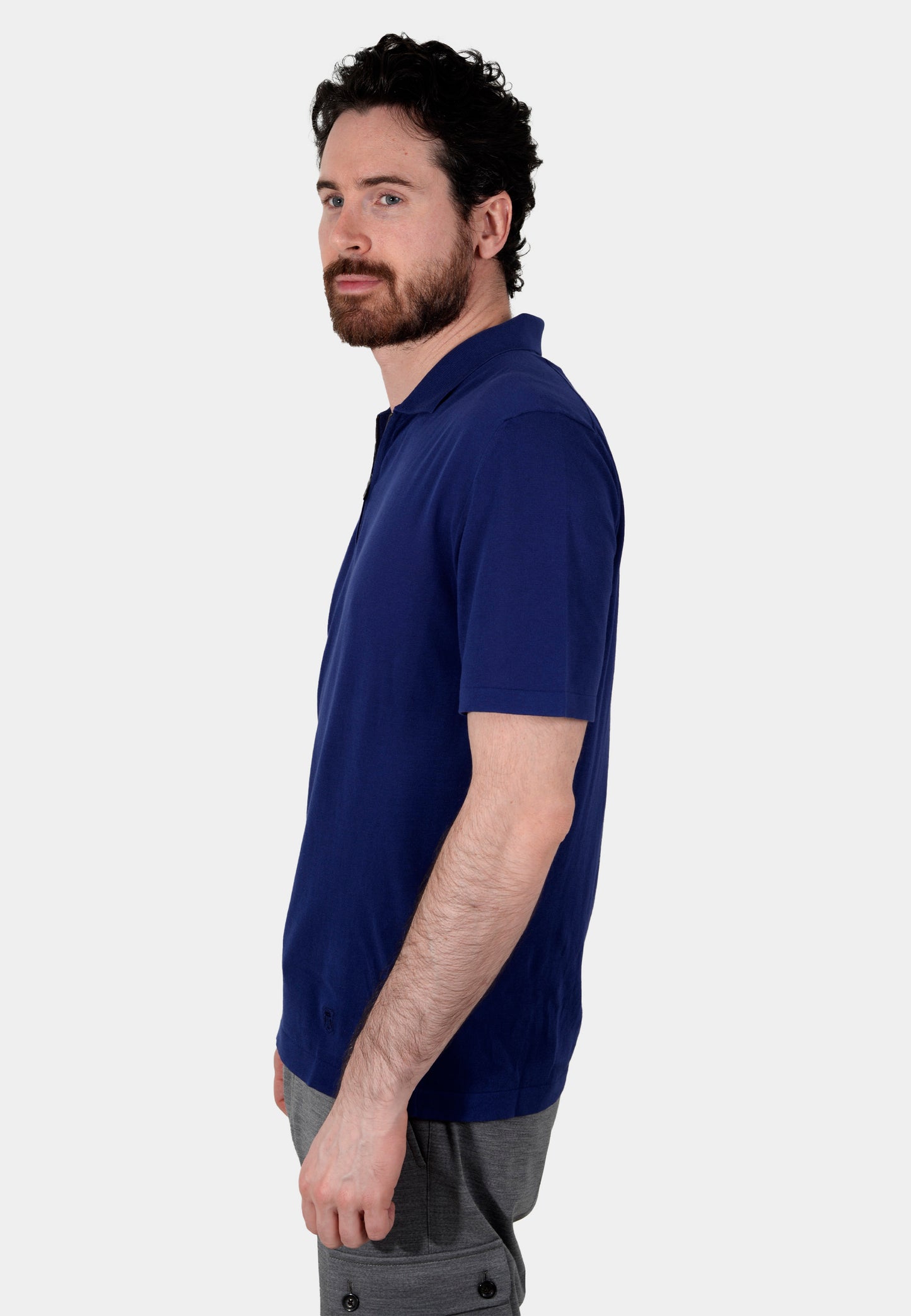 CAMISETA POLO CORNELIANI AZUL ALGODON (91M518-3125128-005)