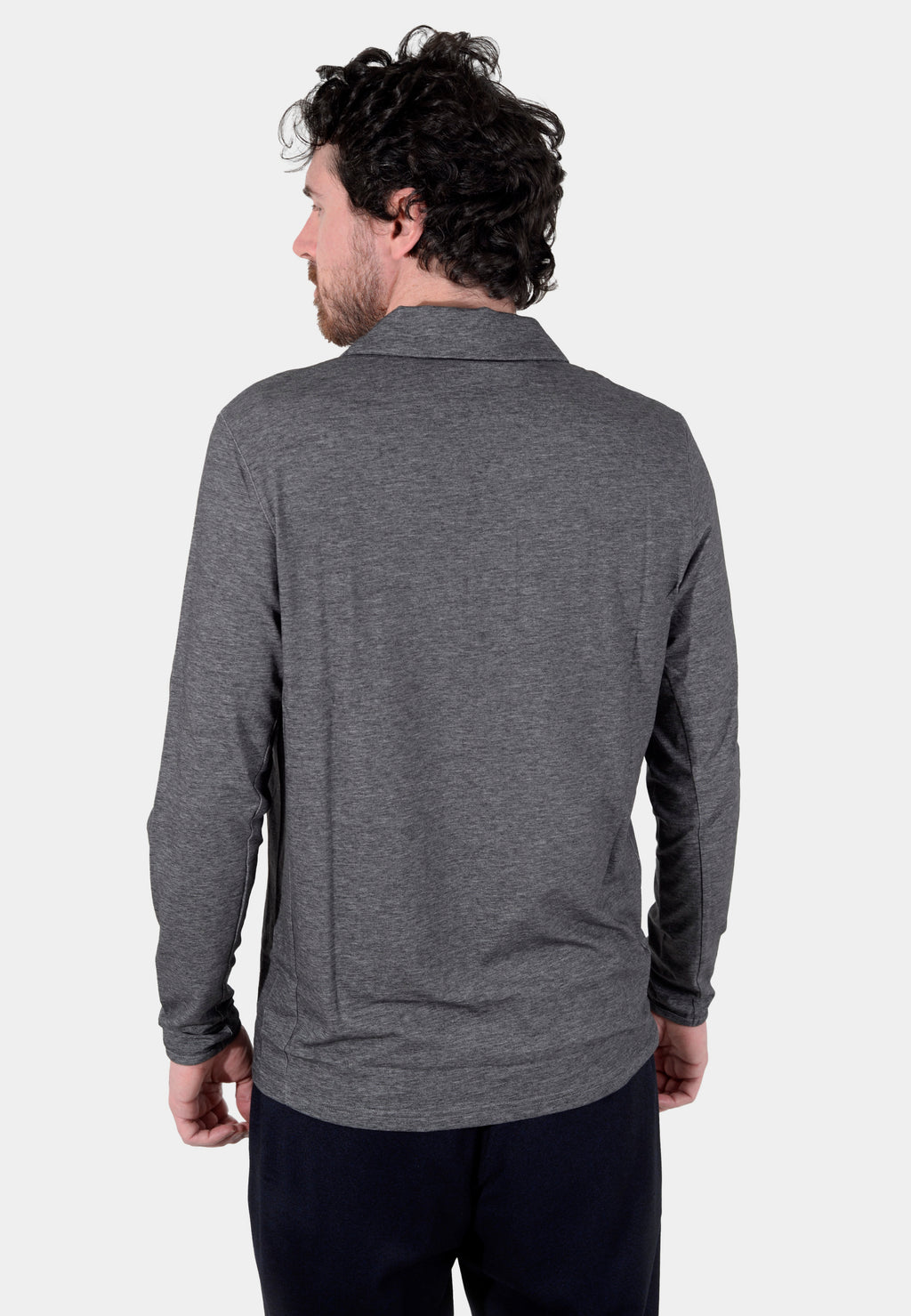 CAMISETA POLO BOGGI GRIS M/L POLIAM ALGOD T-M IM868 (23A005102)