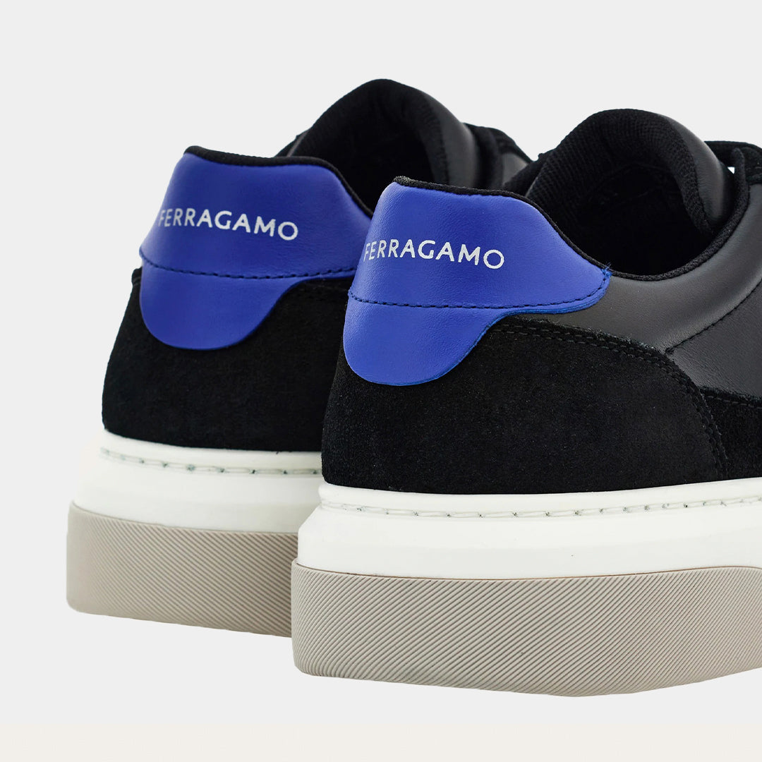 Tenis Cassina Gancini Outline Negro/Azul S.F.