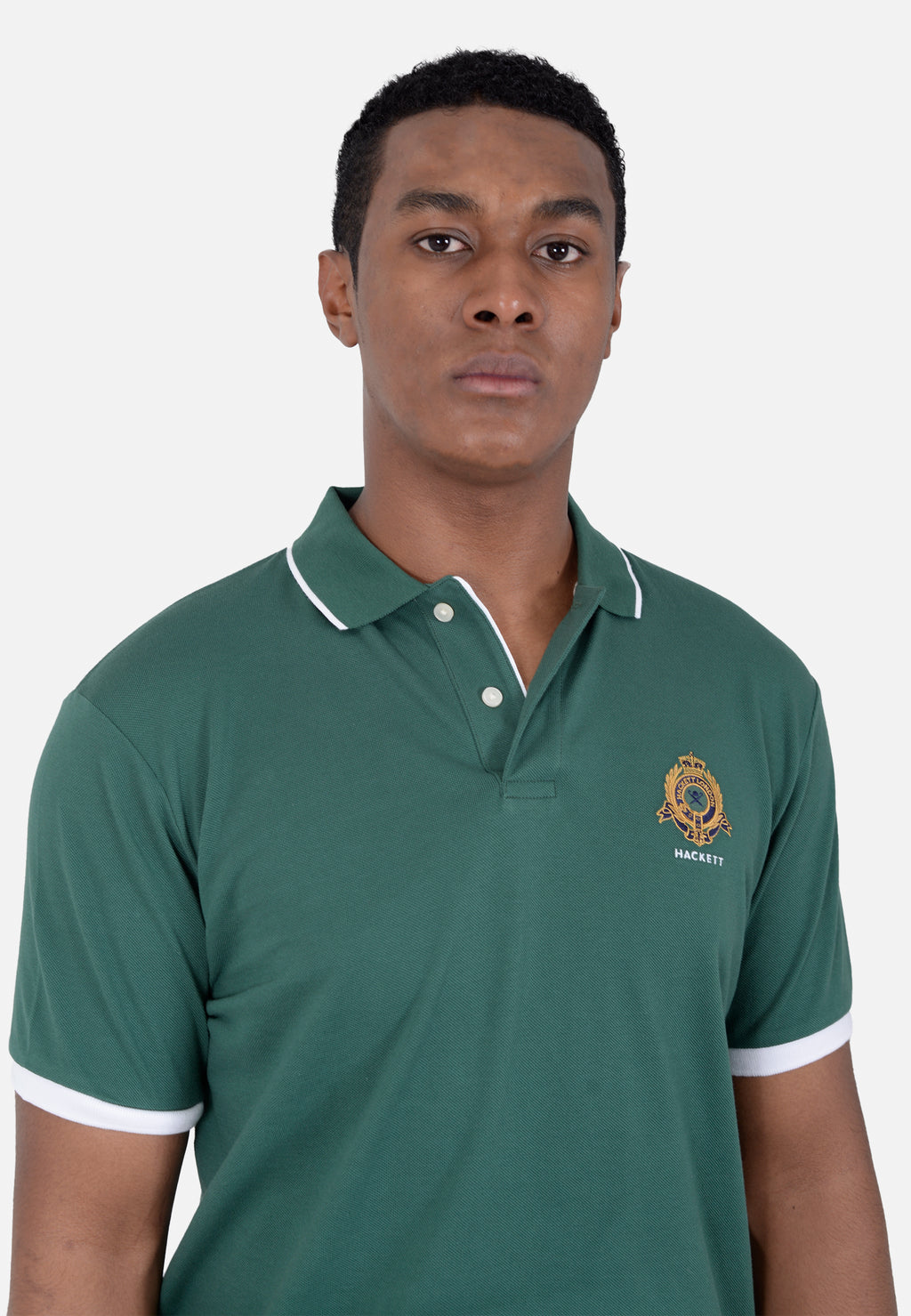 CAMISETA POLO HACKETT LONDON VERDE ALGODON (HM563261-665)