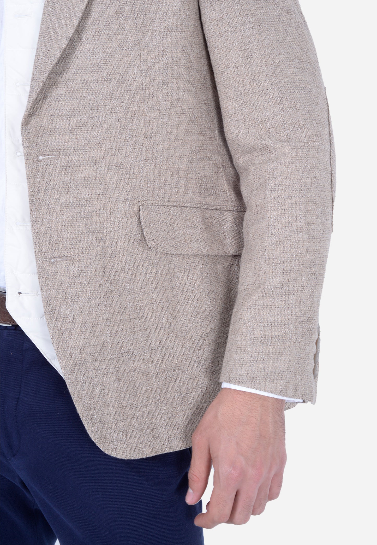 SACO HACKETT + CHALECO CAFE  (HM443333R-951)