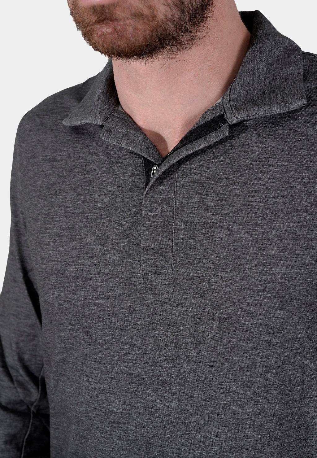 CAMISETA POLO BOGGI GRIS M/L POLIAM ALGOD T-M IM868 (23A005102)