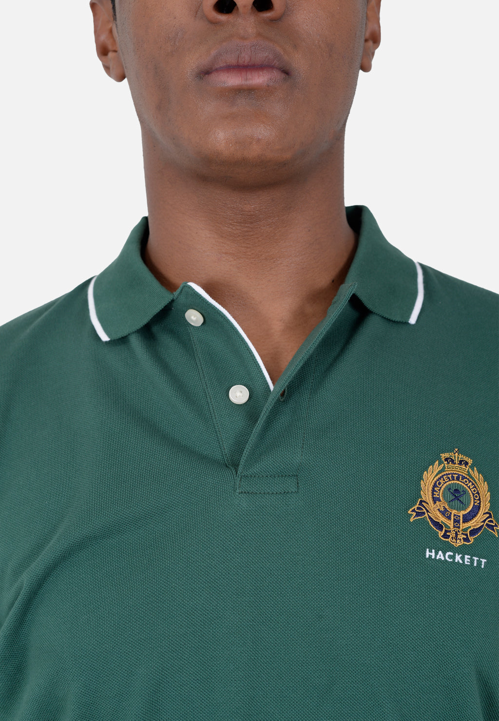 CAMISETA POLO HACKETT LONDON VERDE ALGODON (HM563261-665)