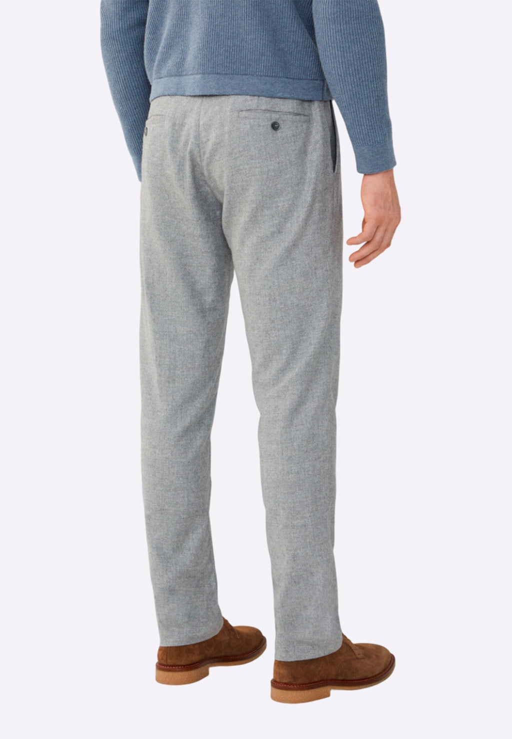 Pantalones Gris de Tweed Clásicos H.L.