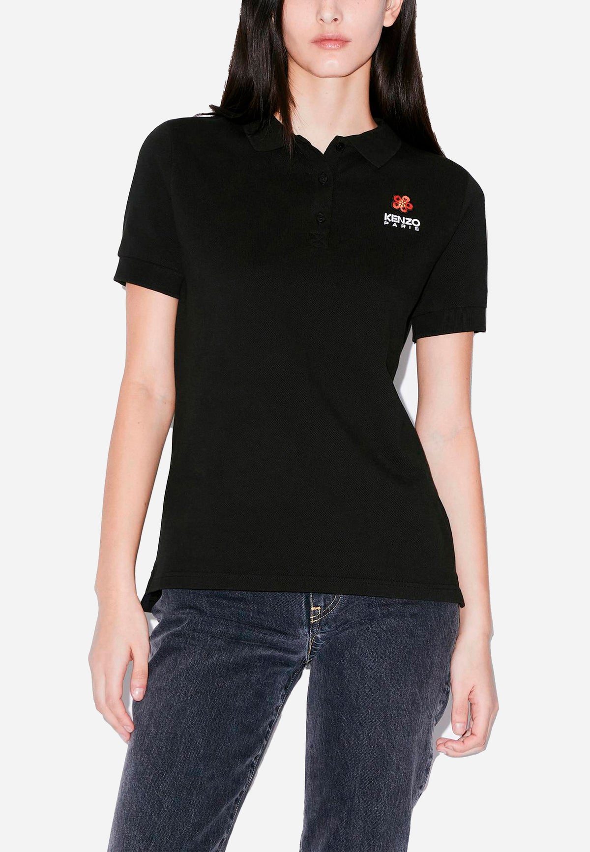 Camiseta Polo Negra K.