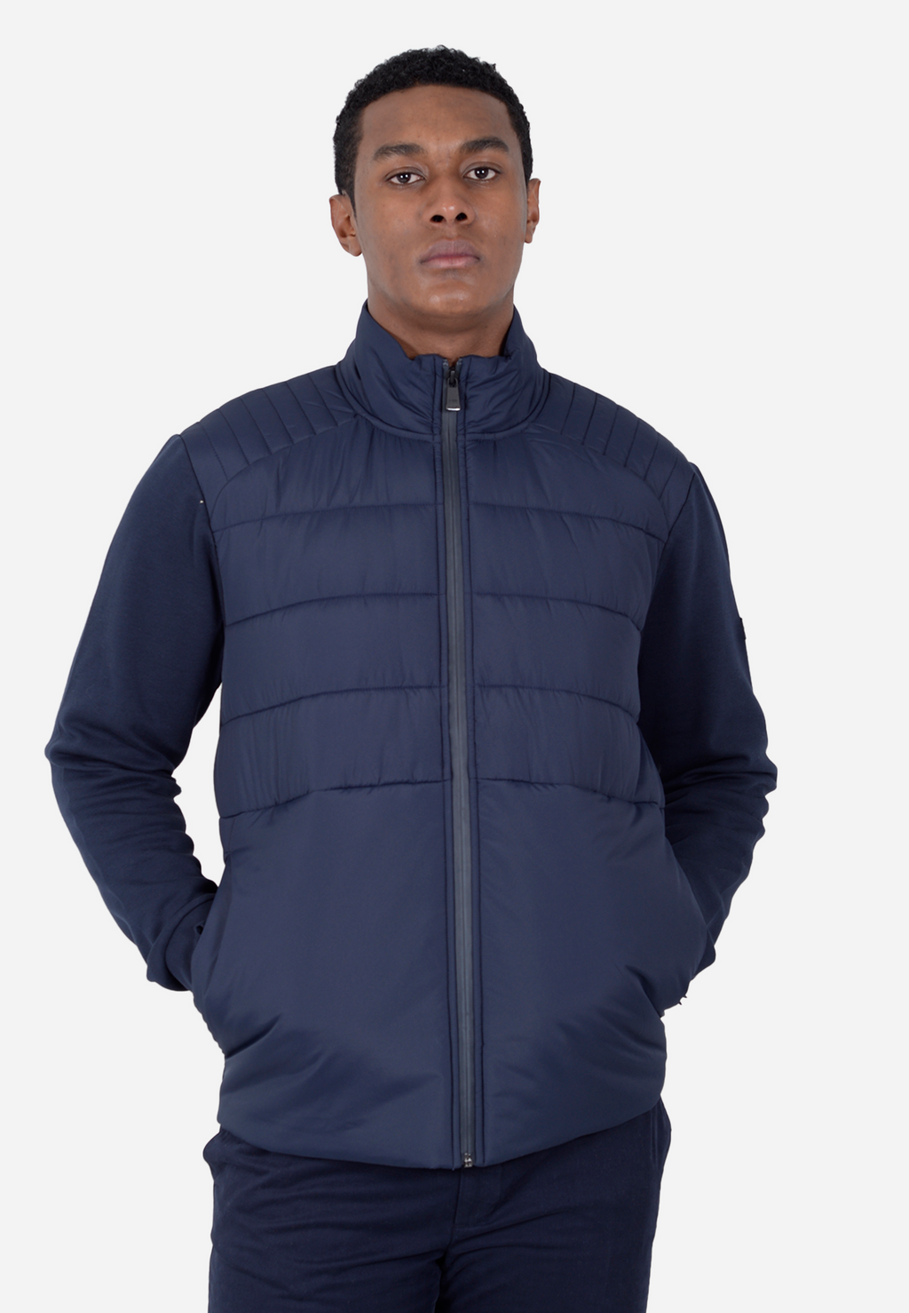 CHAQUETA HACKETT LONDON AZUL ALG + POLY +ELAS (HM581242-595)