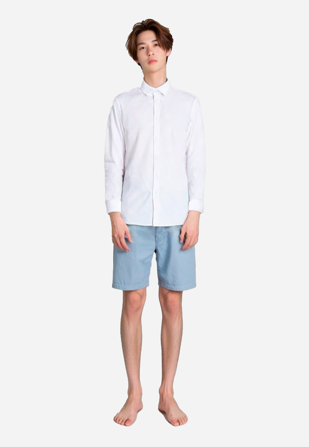 CAMISA SPORT HARMONT & BLAINE BLANCO ALGODON (CJM535021782I)