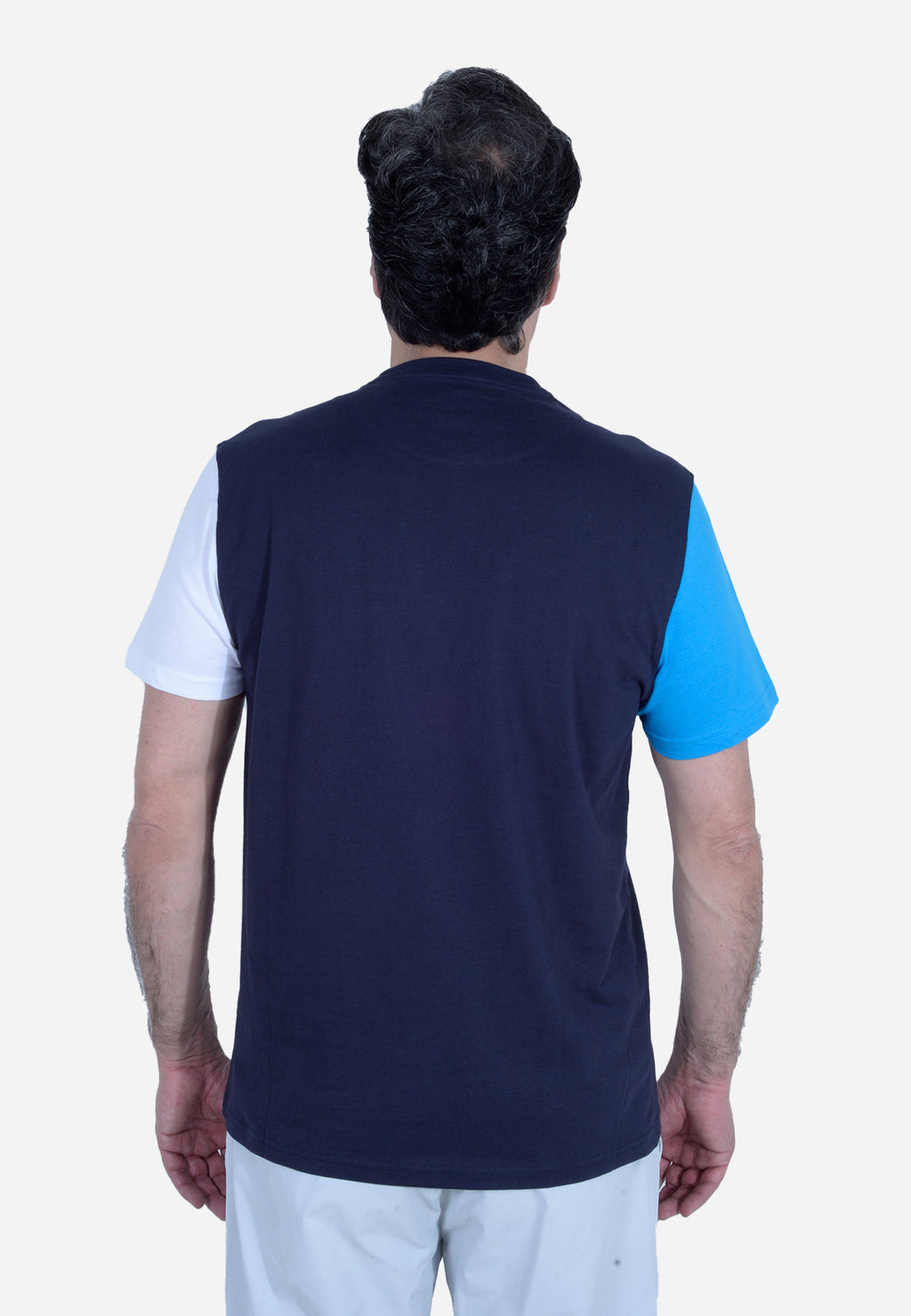 CAMISETA T-SHIRT HARMONT & BLAINE AZUL ALGODÓN (IRL210021223-801)