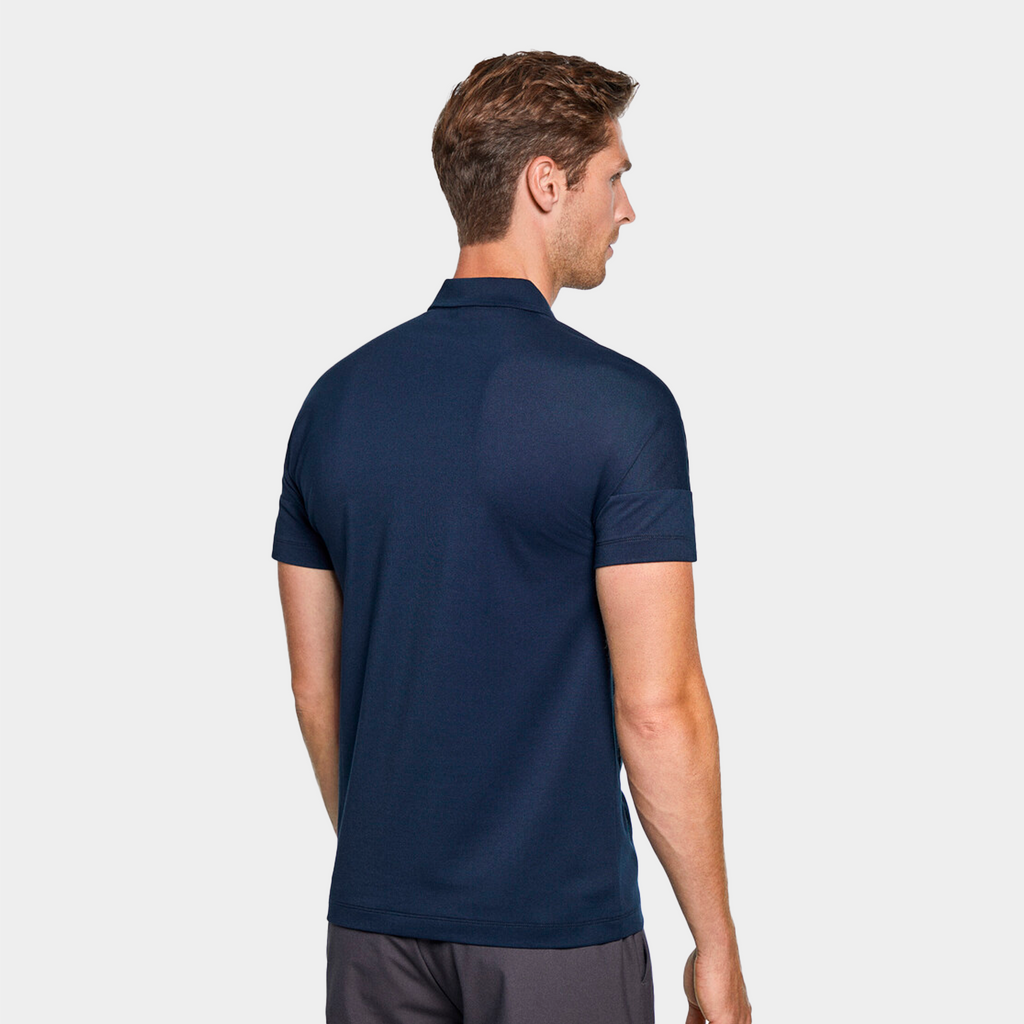 CAMISETA POLO HACKETT AZUL 54% COTTON, 41% POLY,  5% (HM563204-595)