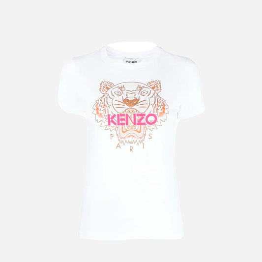 CAMISETA-TSHIRT KENZO DAMA BLANCO ALGODON (FC62TS8464YM-01B)