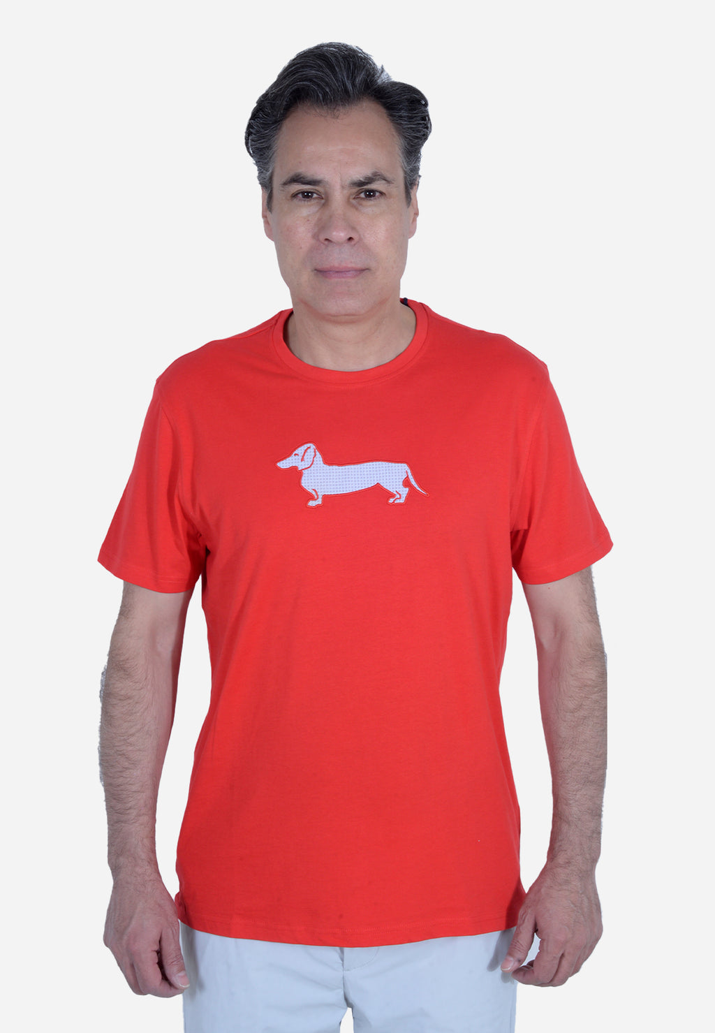 CAMISETA T-SHIRT HARMONT & BLAINE ROJO ALGODÓN (IRL003021055R-510)