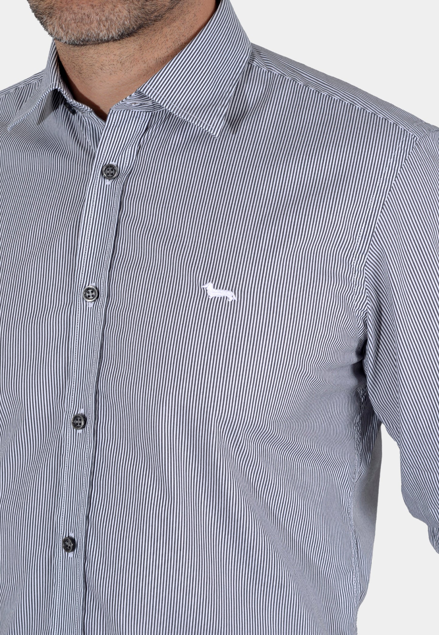 CAMISA SPORT HARMONT & BLAINE NEGRO RYAS ALGODON (CNK001008773N-999)