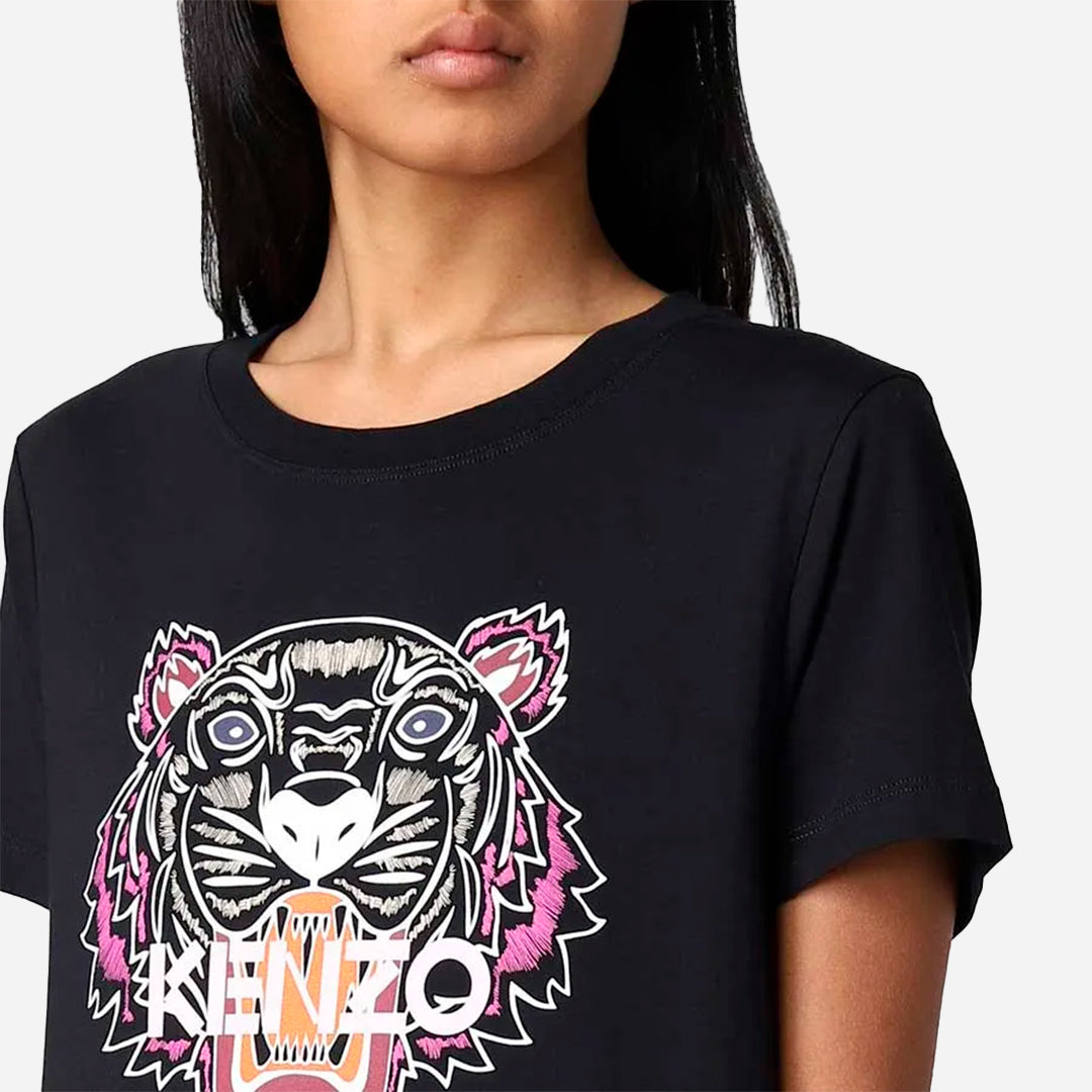 CAMISETA TSHIRT KENZO DAMA NEGRO ALGODON FC62TS8464YM 99 Le Collezioni