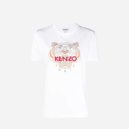 CAMISETA-TSHIRT KENZO DAMA BLANCO ALGODON (FC62TS9124YO-01B)