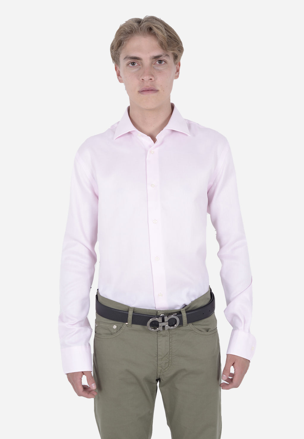 CAMISA BOGGI ROSADO ALGODON (24P061001)