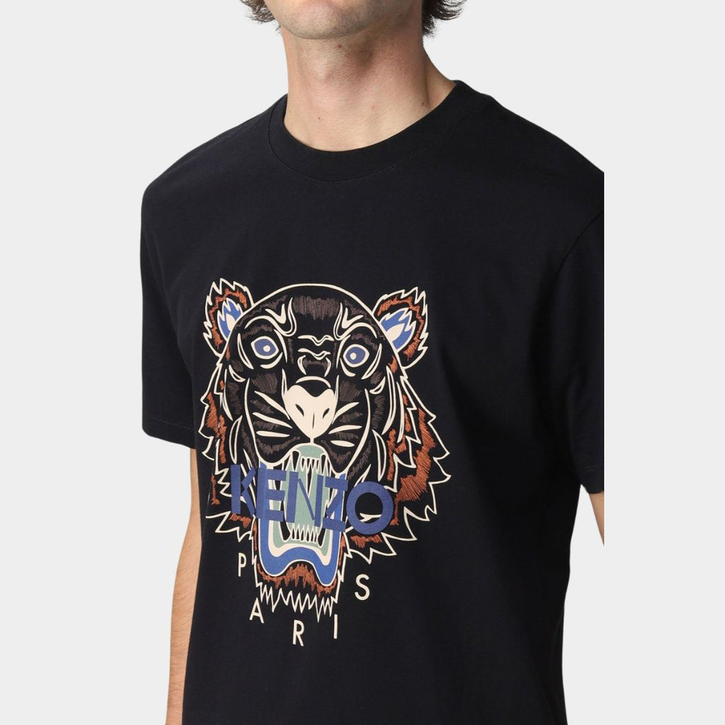CAMISETA-TSHIRT KENZO CABALLERO NEGRO ALGODON (FC65TS0204YL-99)