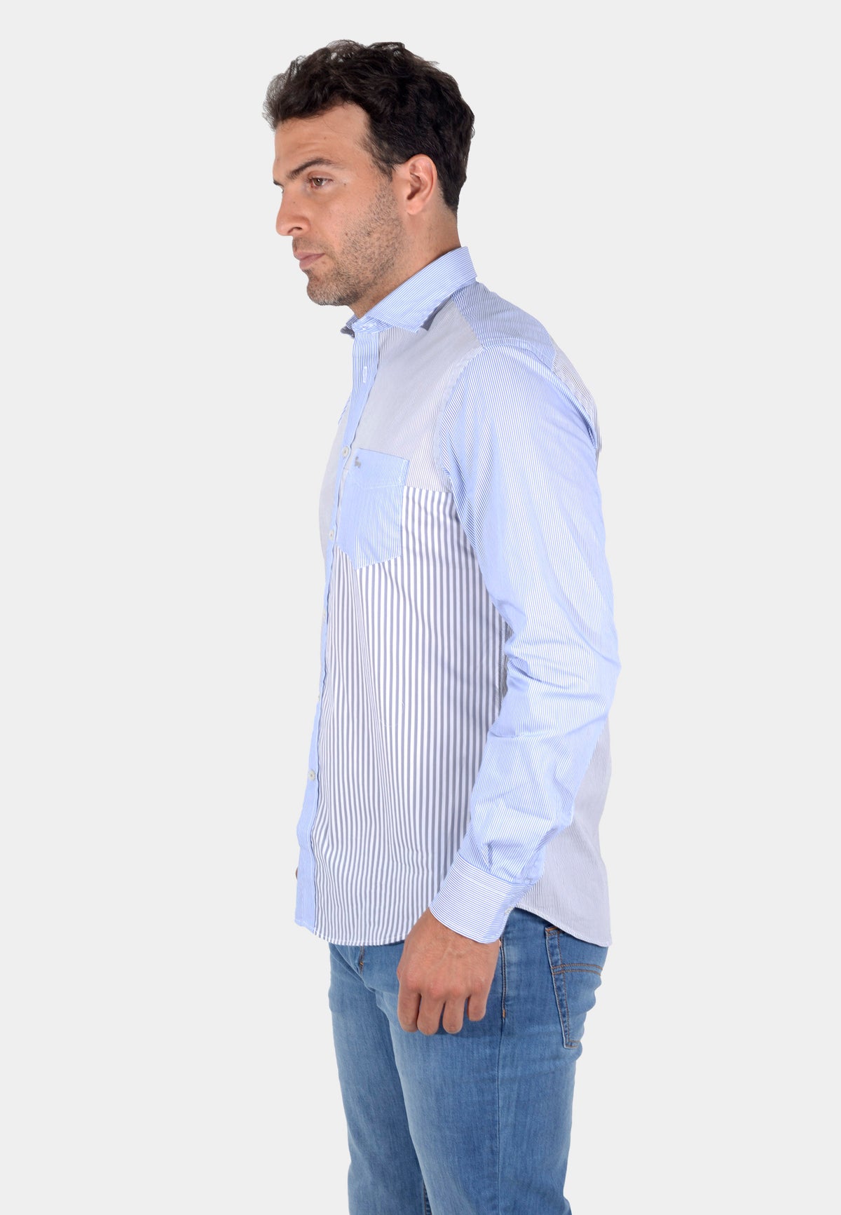 CAMISA HARMONT AZUL  RYAS ALGOD (CRK960008773I-821)
