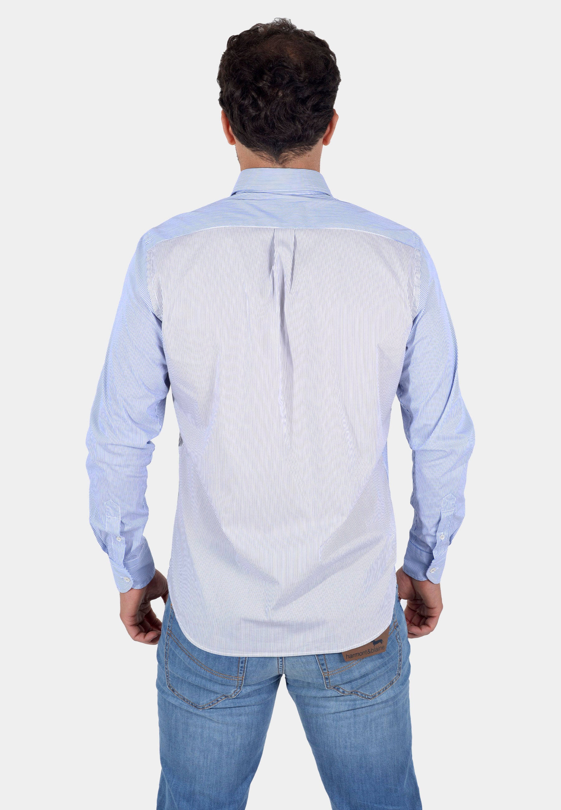 CAMISA HARMONT AZUL  RYAS ALGOD (CRK960008773I-821)