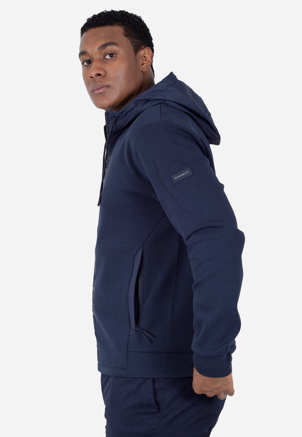 CHAQUETA HACKETT LONDON AZUL ALG + POLY +ELAS (HM581240-595)