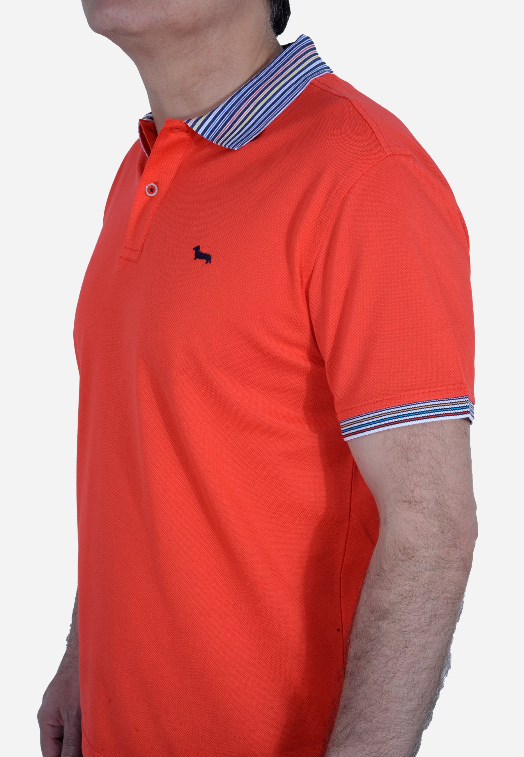 Camisa Polo Hombre Roja /Azul H&B