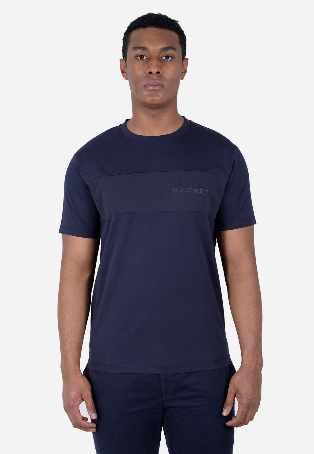 CAMISETA-TSHIRT HACKETT LONDON AZUL ALGODON (HM500802-595)
