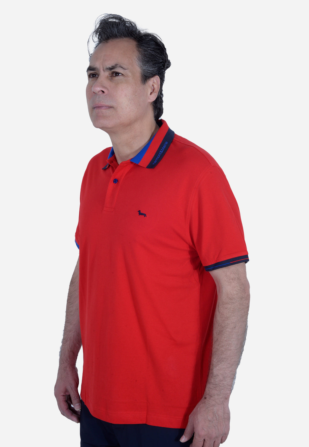 CAMISETA POLO HARMONT & BLAINE ROJO ALGODÓN (LRL390020862-501)