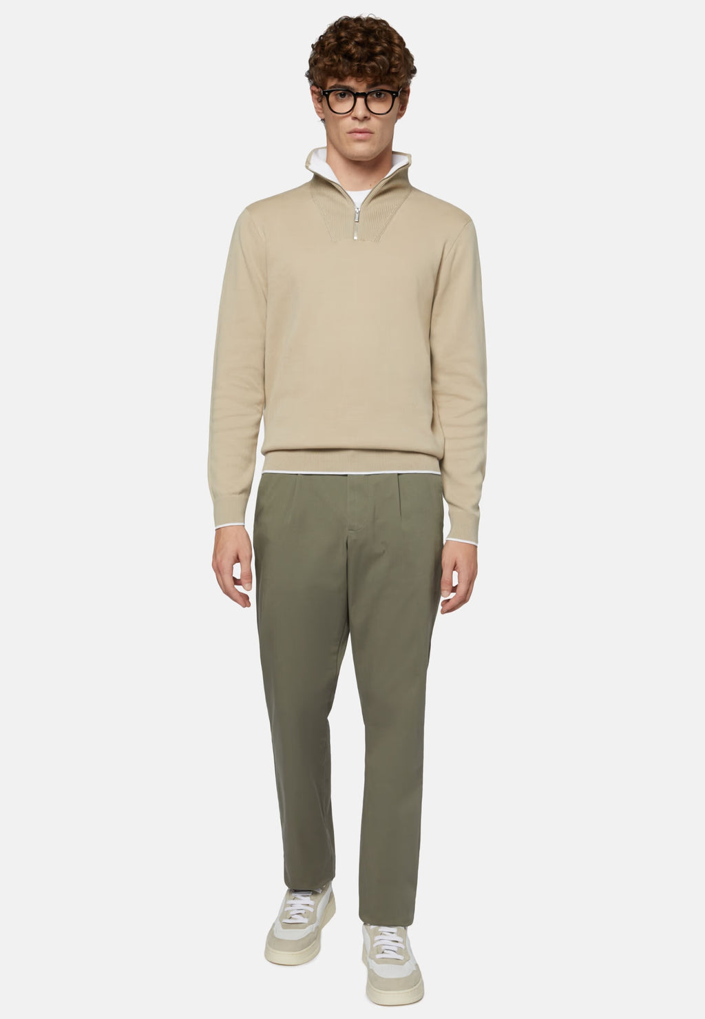 SWEAT-SHIRT BOGGI BEIGE ALG + NYLON +ELAS