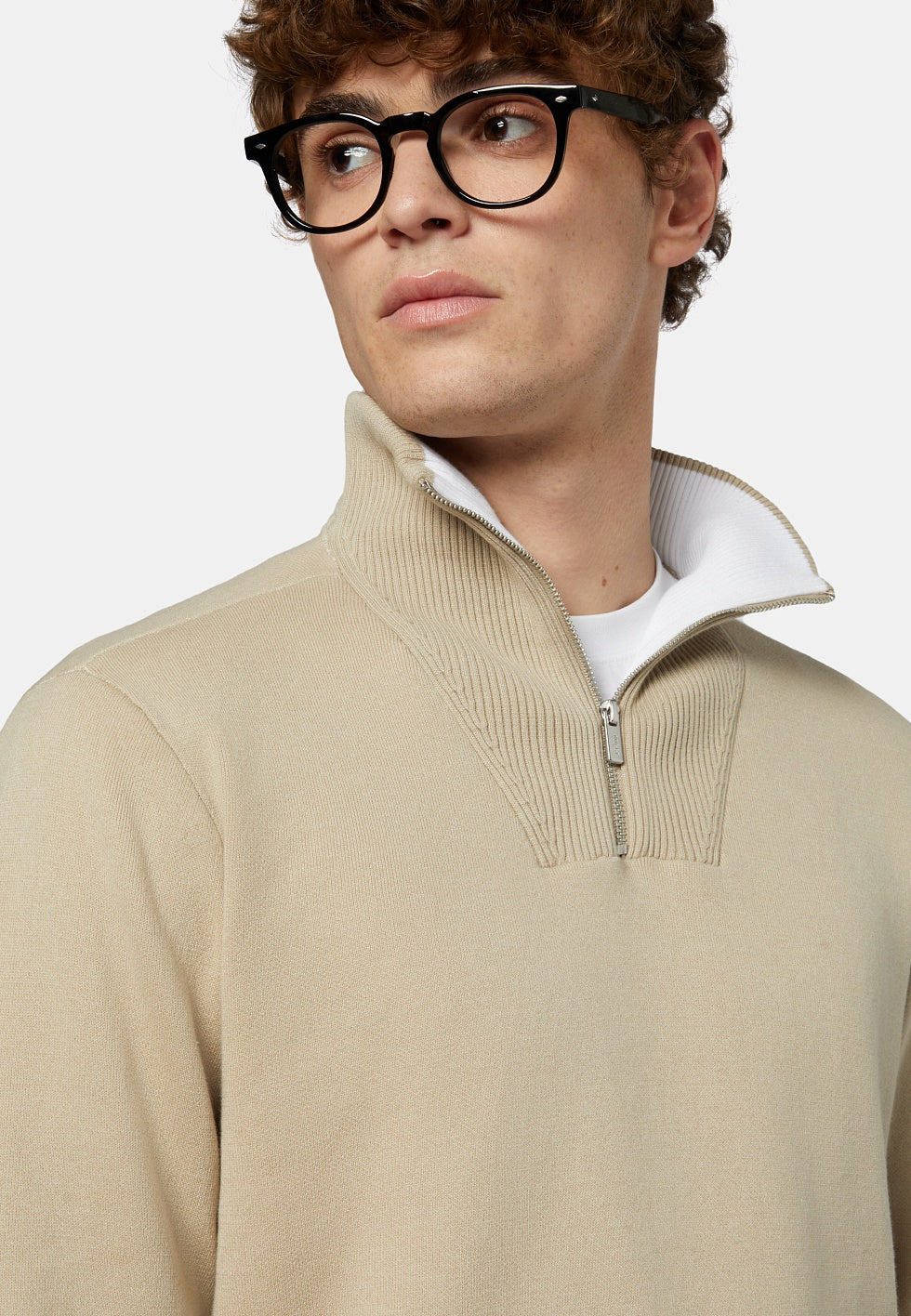 SWEAT-SHIRT BOGGI BEIGE ALG + NYLON +ELAS