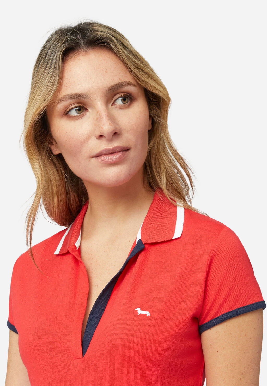 CAMISETA POLO DAMA  HARMOT&BLAINE ROJO ALGOD (L0LDB3021727-510)