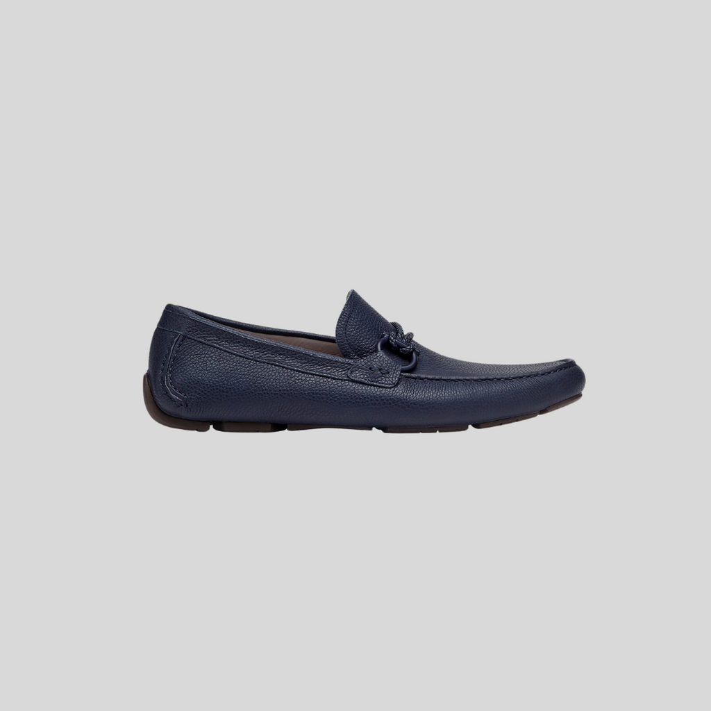 ZAPATO FERRAGAMO AZUL CUERO (732481-FRONT4)