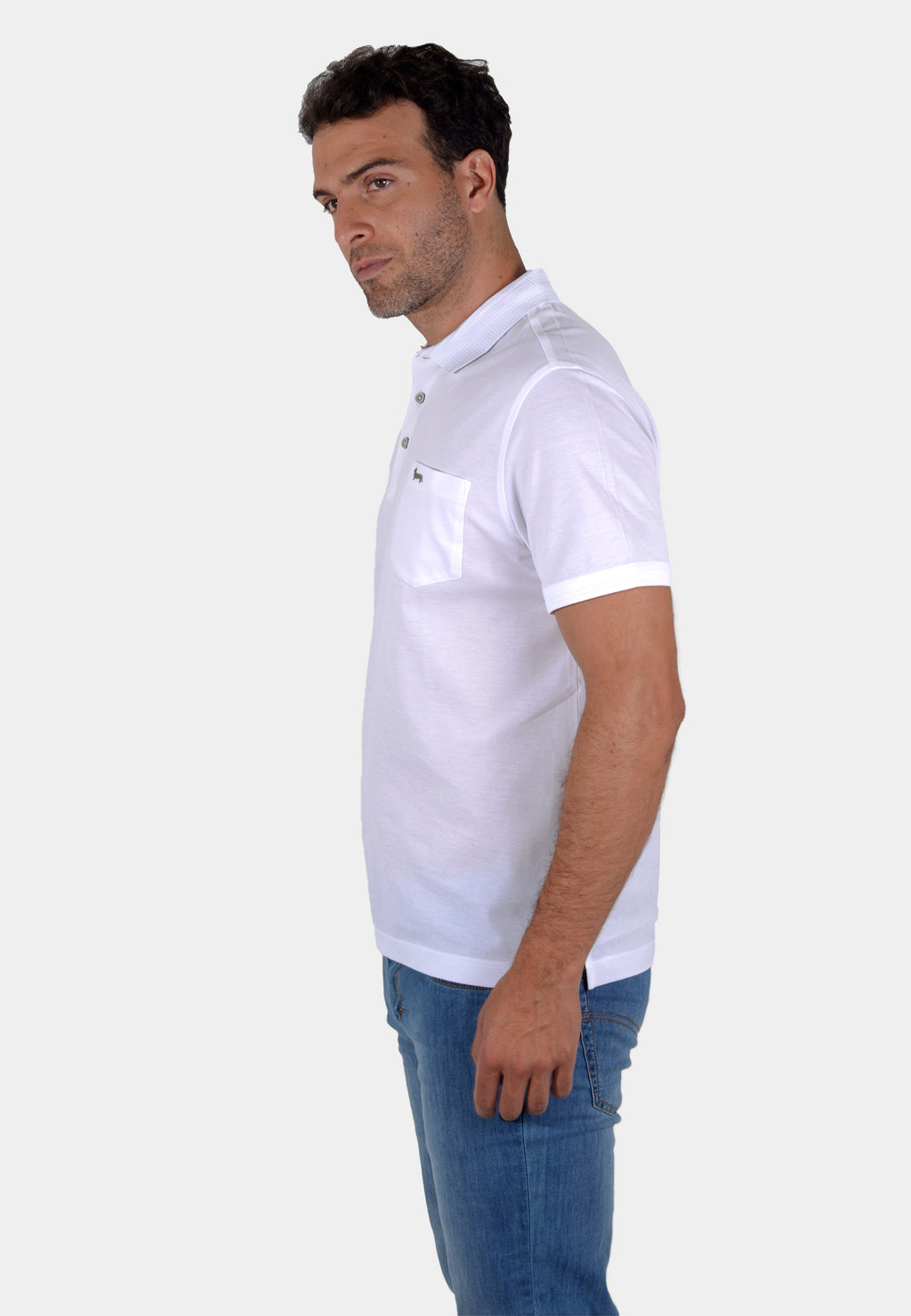 CAMISETA POLO HARMONT BLANCO ALGOD (LRJ3250212150-100)
