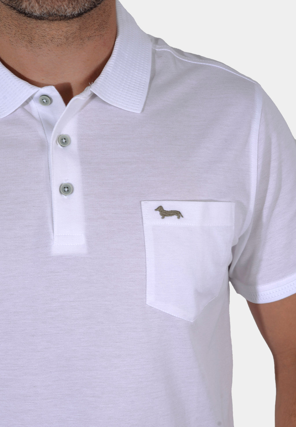 CAMISETA POLO HARMONT BLANCO ALGOD (LRJ3250212150-100)
