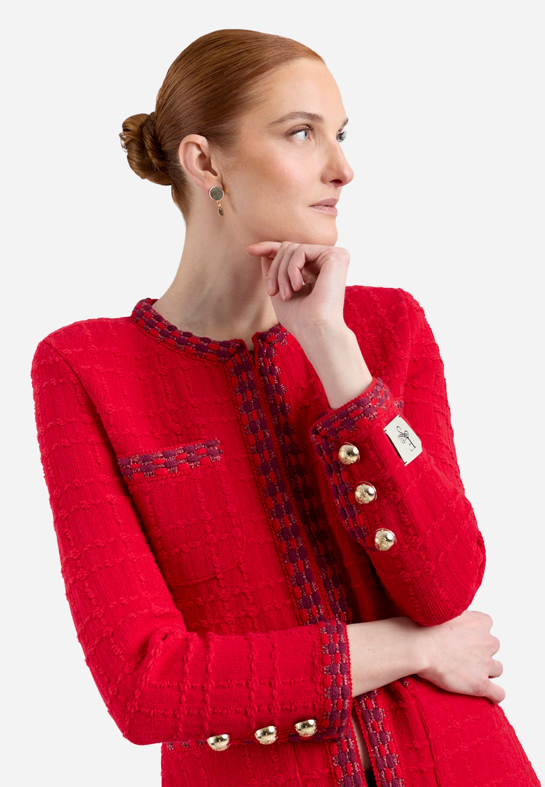 Chaqueta Roja Dama T.E.