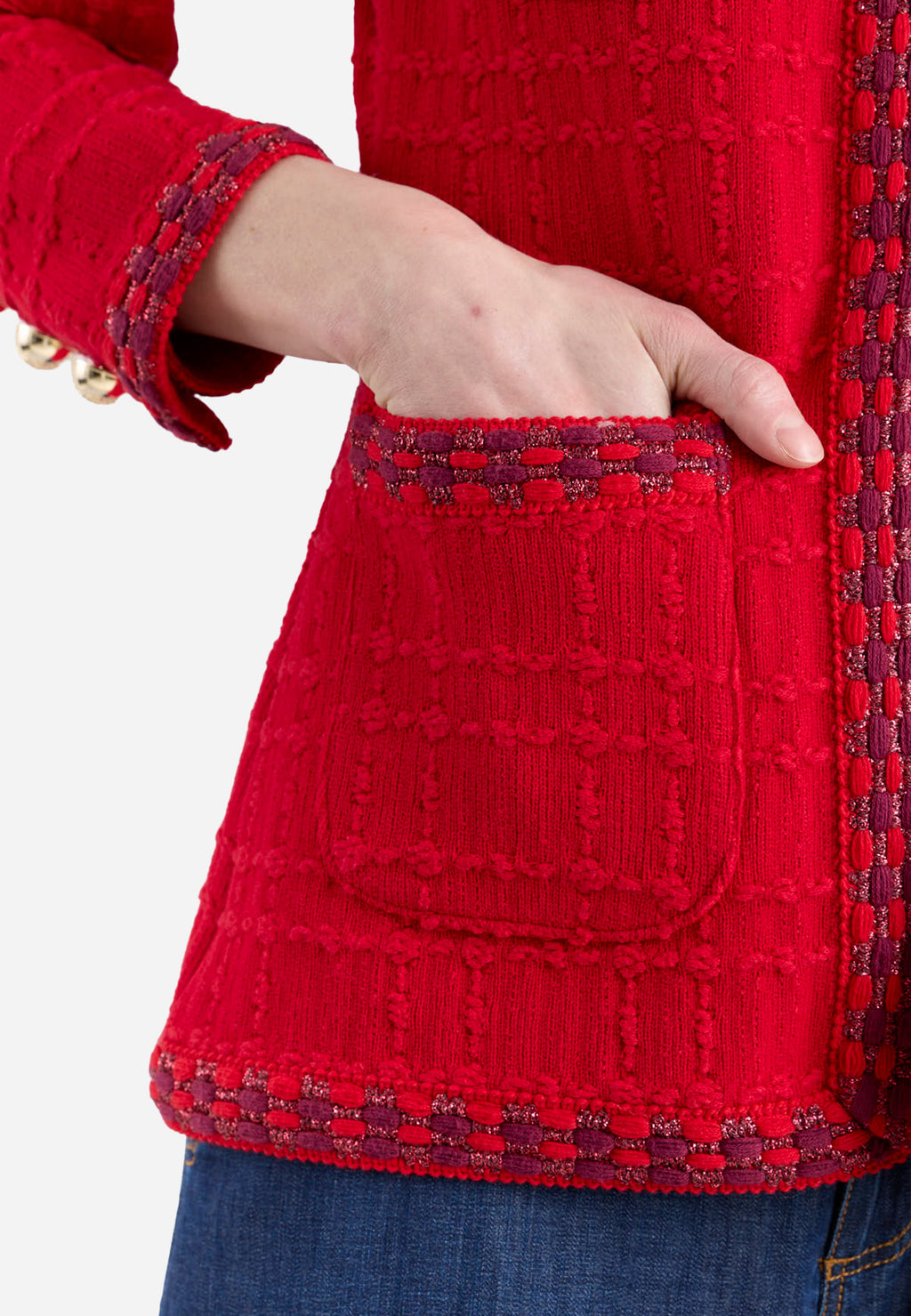 Chaqueta Roja Dama T.E.