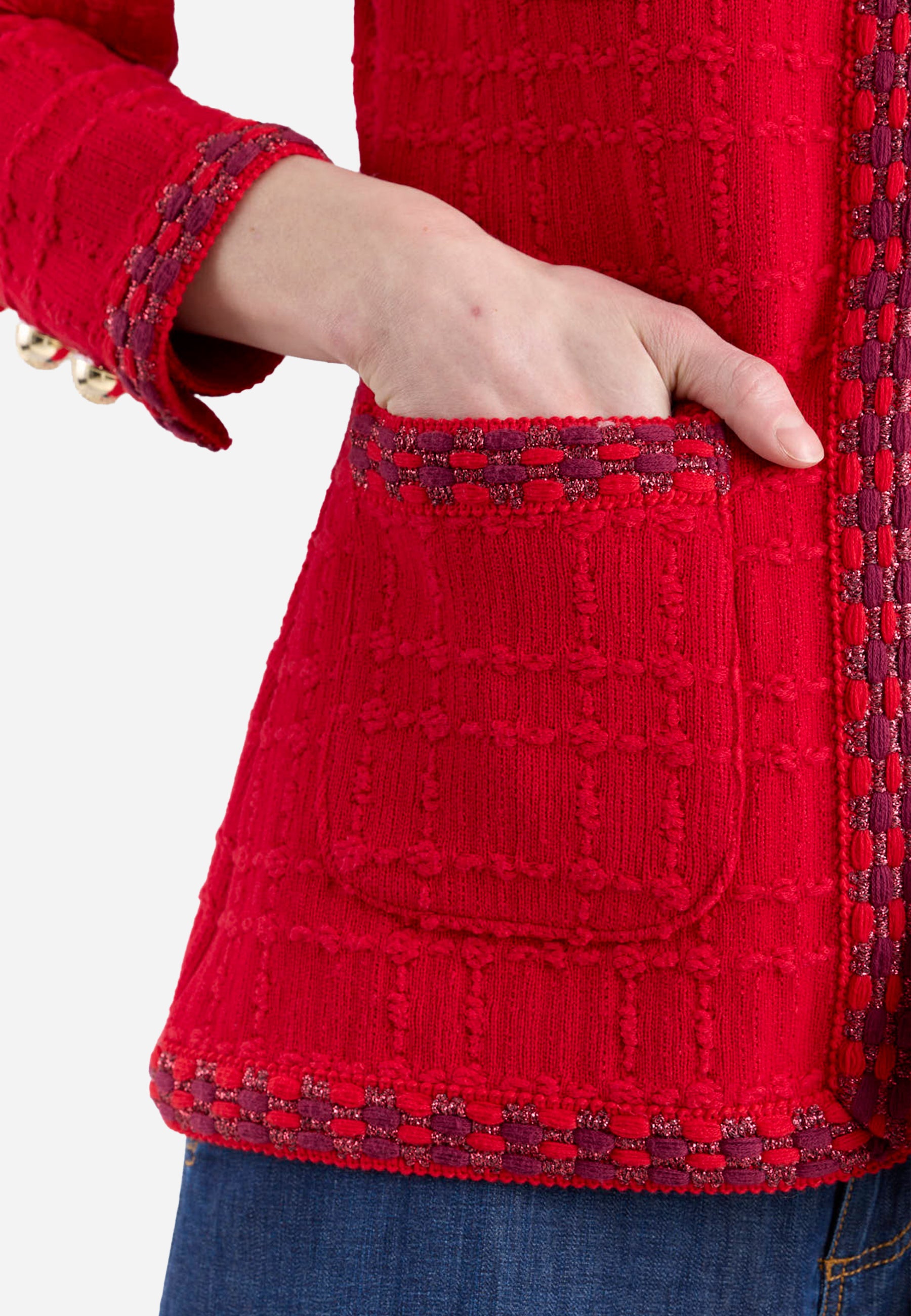 Chaqueta Roja Dama T.E.