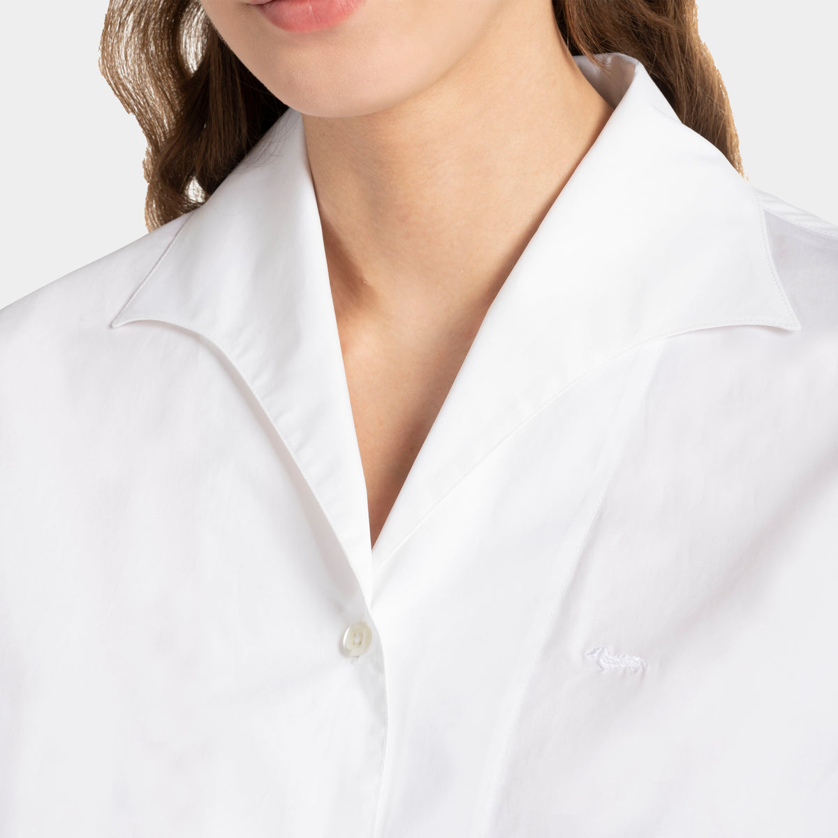 BLUSA HARMONT DAMA BLANCO ALGODON  (C0JDA8011469-100)