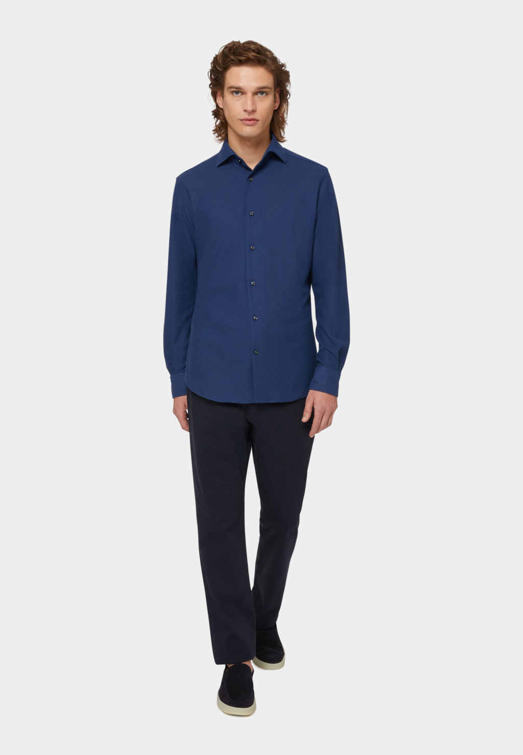 CAMISA SPORT BOGGI AZUL POL + ALGO (24P017102)
