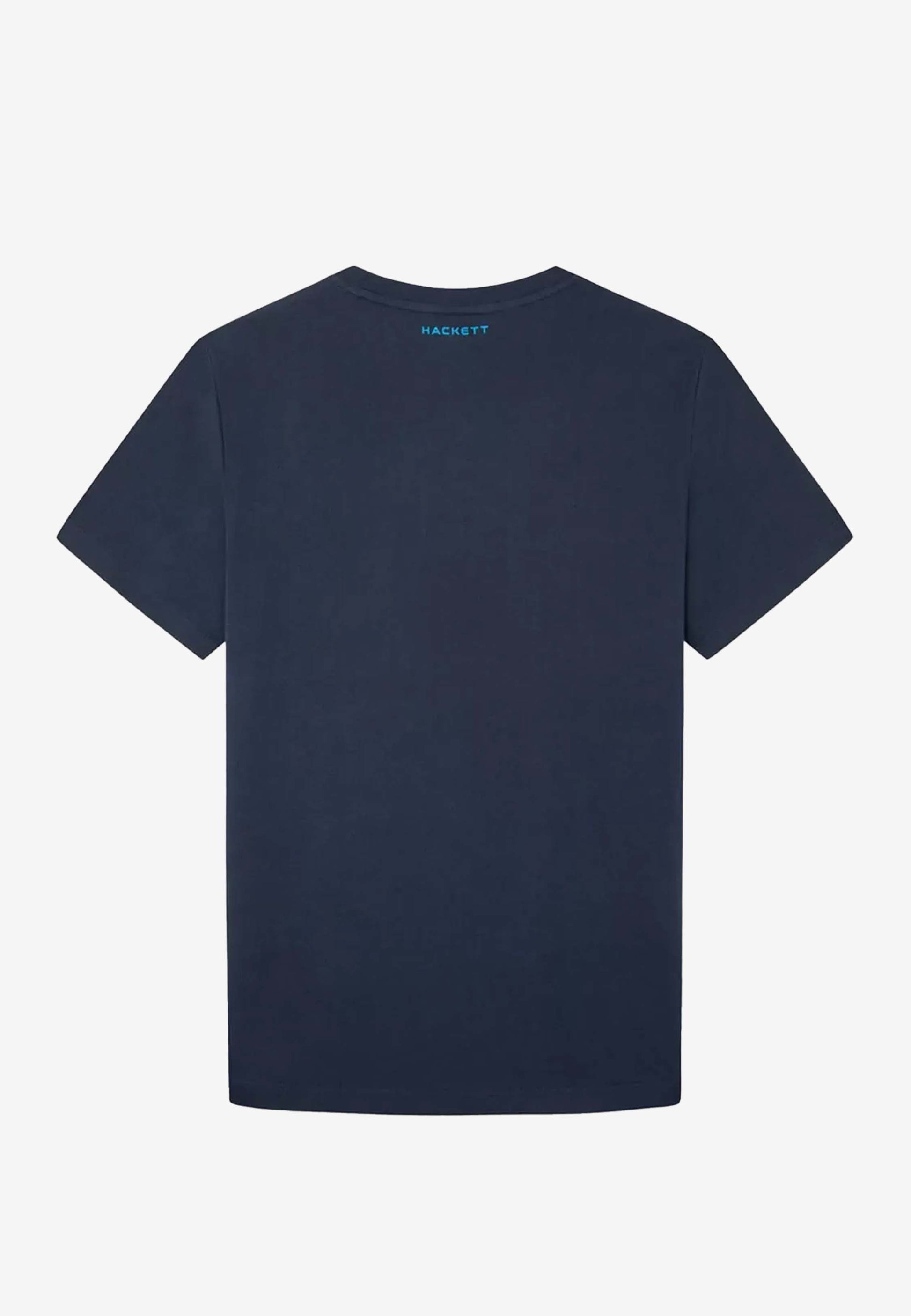 CAMISETA-TSHIRT HACKETT LONDON AZUL ALGODON (HM500803-595)
